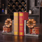 Retro Gramophone Magazine Bookend (Set Of 2)
